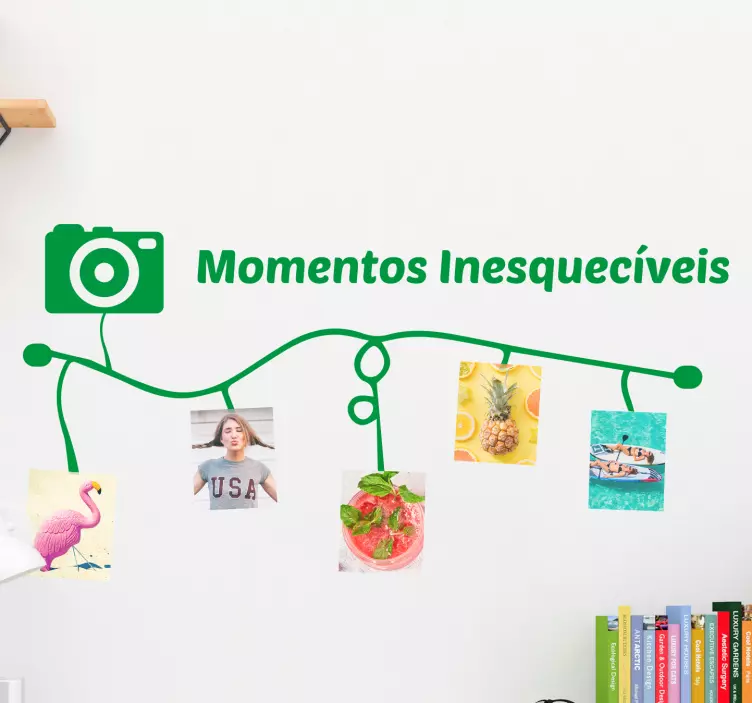 Vinil decorativo para a casa Momentos inesquecíveis - TenStickers