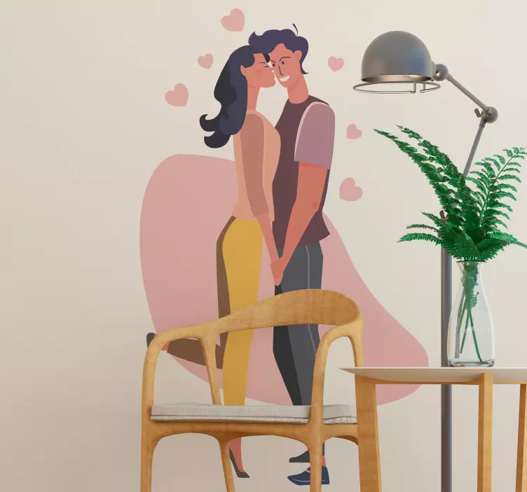 Autocolantes para Casamento Beijo no campo - TenStickers