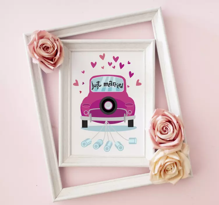 Autocolantes para Casamento Casado agora mesmo - TenStickers