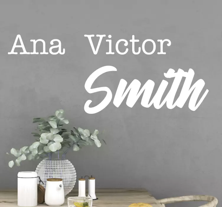 Autocolantes para Casamento personalizados - TenStickers