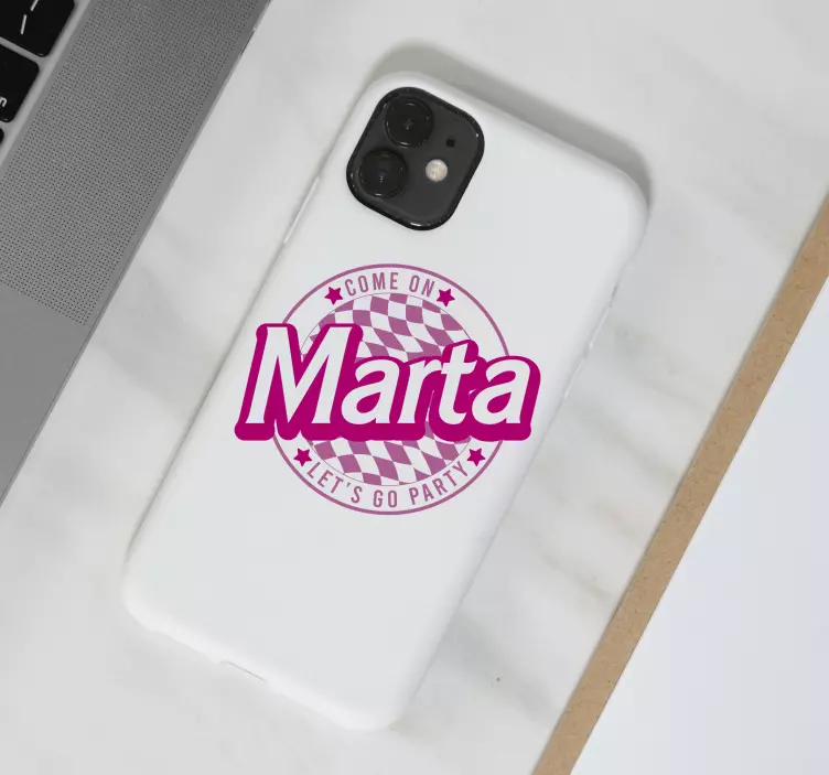 Autocolante para Iphone vamos lá, vamos à festa! - TenStickers