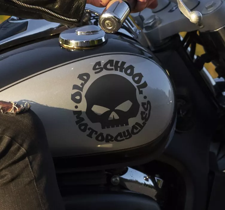 Autocolante para motas motocicletas da velha escola - TenStickers