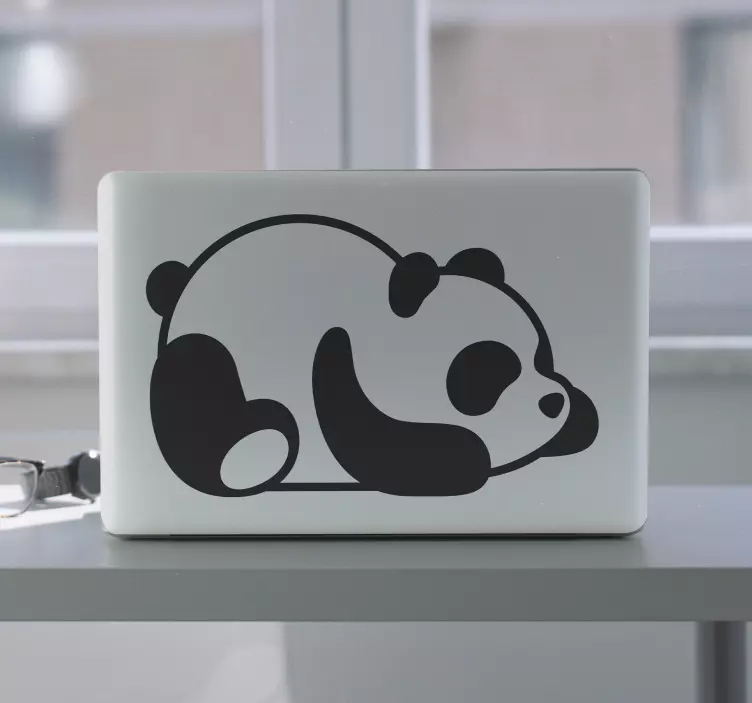 Autocolante para PC Bebê panda para pc - TenStickers
