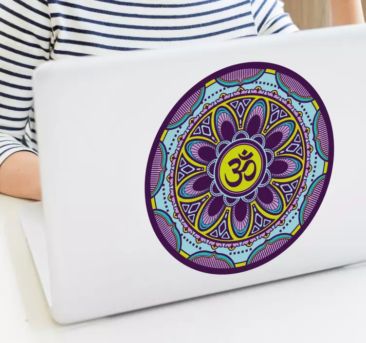 Autocolante para PC Cadernos de mandala - TenStickers