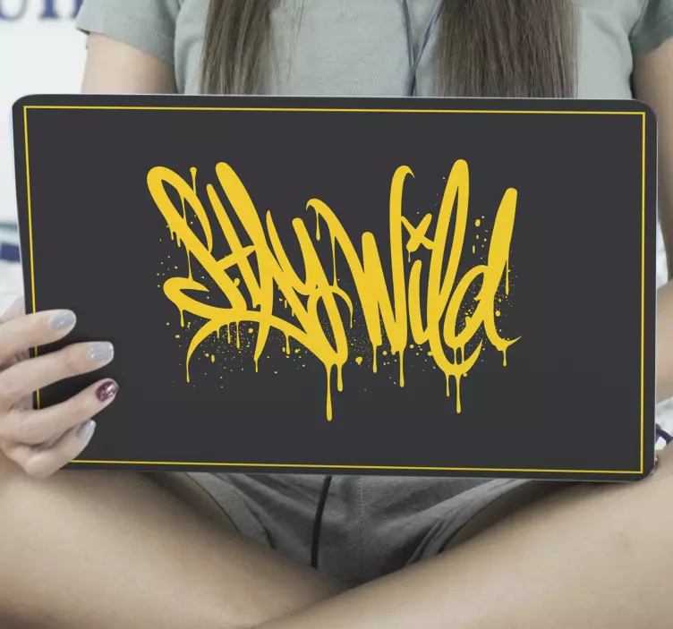 Autocolante letras de graffiti selvagens - TenStickers