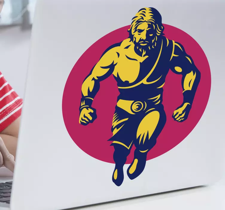 Autocolante para PC Hércules forte - TenStickers