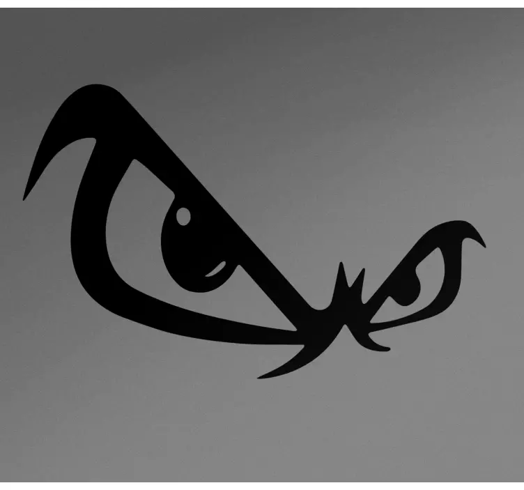 Autocolante para PC produtomonocolor de olhos assustadores - TenStickers