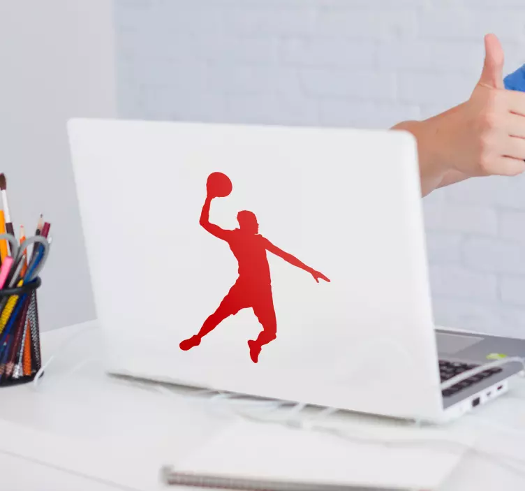 Autocolante para PC silhueta "Jumpman" - TenStickers