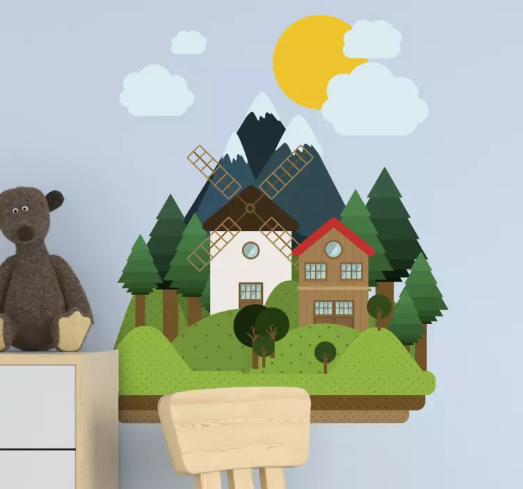 Adesivos para decoração de quarto infantil Buurehof - TenStickers