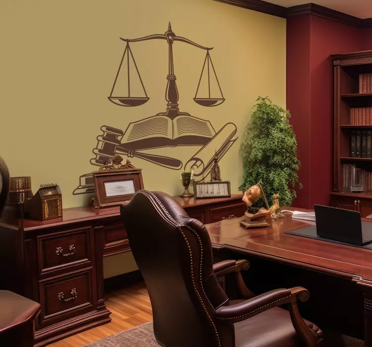 Autocolante profissionais legais icone de justiçaÍcones da justiç - TenStickers