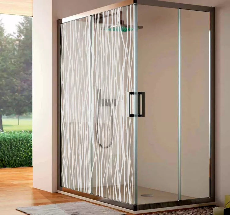 Autocolante decorativo ramos duche - TenStickers