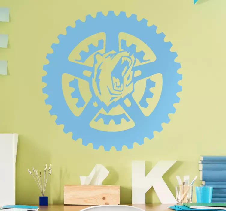 Autocolante decorativo roda bicicleta - TenStickers