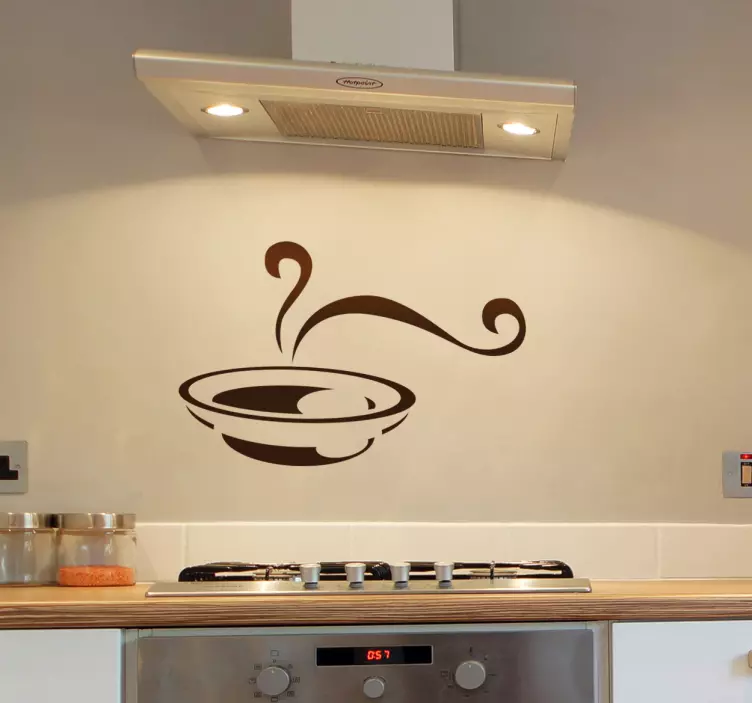 Autocolante decorativo sopa quente - TenStickers