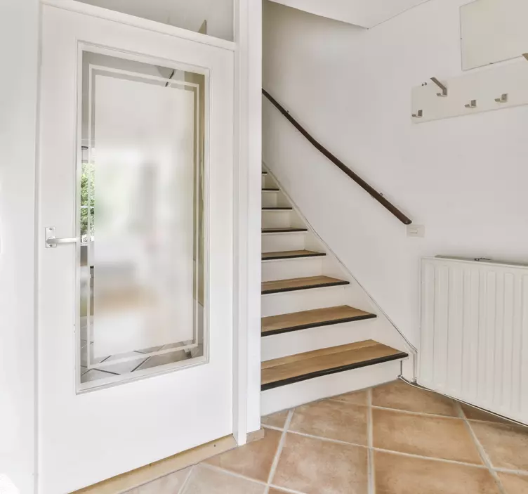 Autocolante translúcido Quadrado com moldura - TenStickers