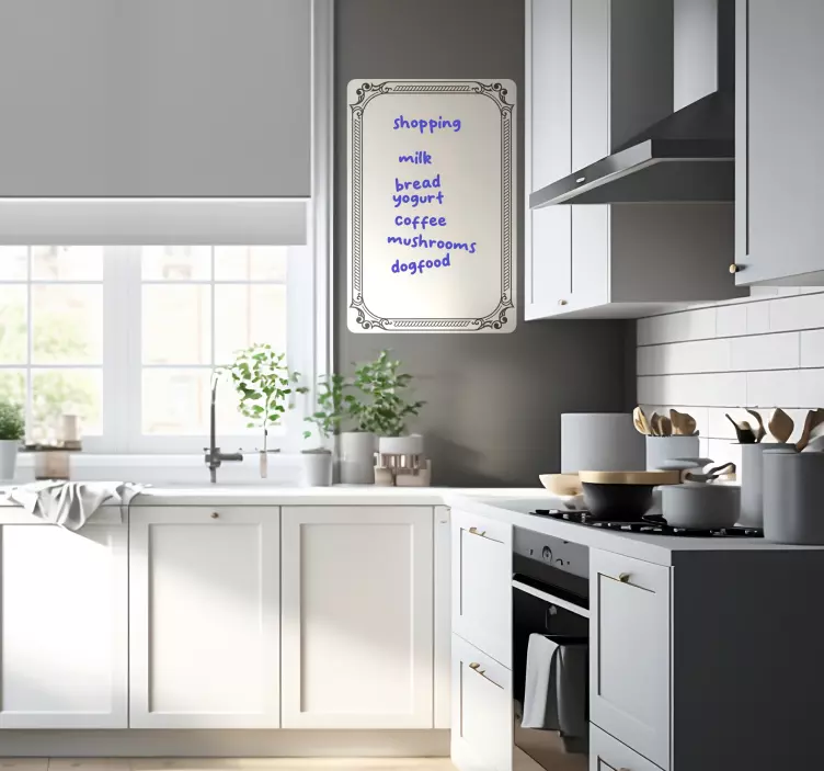 Autocolante Vintage quadro branco vintage - TenStickers