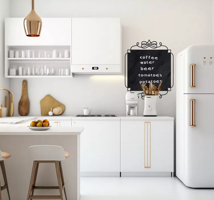 Autocolante Vintage quadro negro vintage - TenStickers