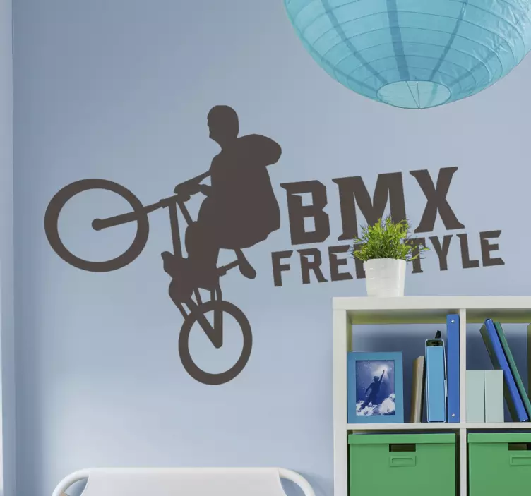 Autocolante decorativo de ciclismo freestyle bmx - TenStickers