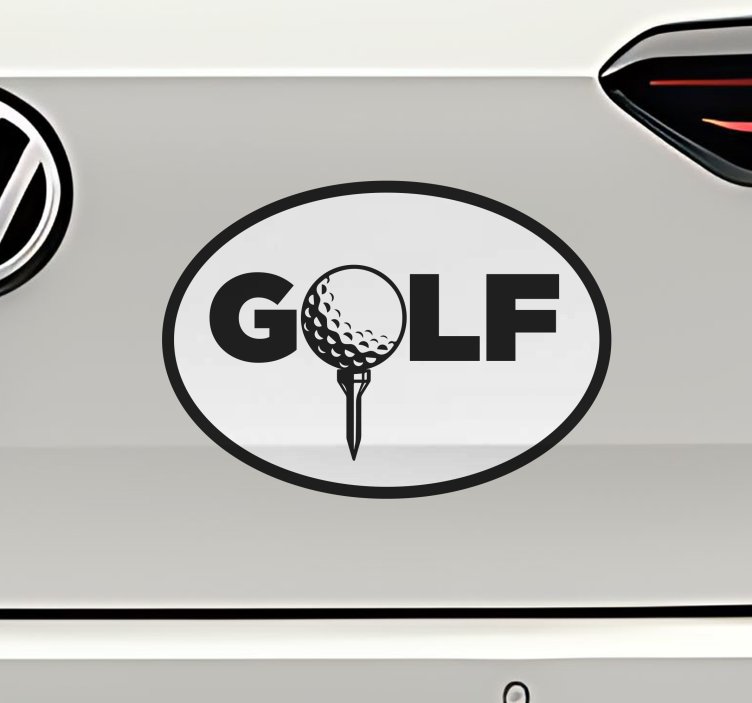Autocolante de outros desportos texto de golfe - TenStickers