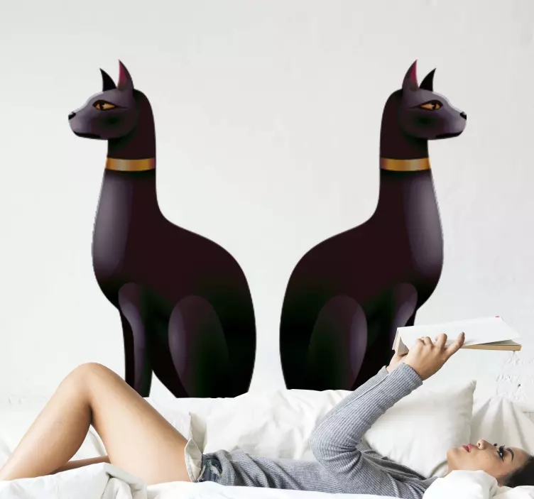 Autocolantes de política e religião Gatos egípcios - TenStickers