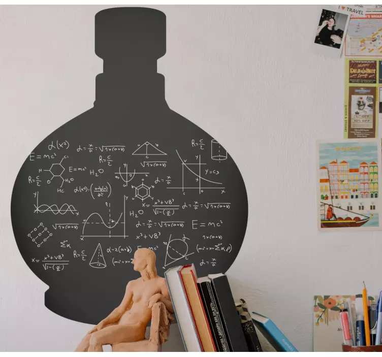 Autocolante quadros em vinil Garrafa de silhueta com poção - TenStickers