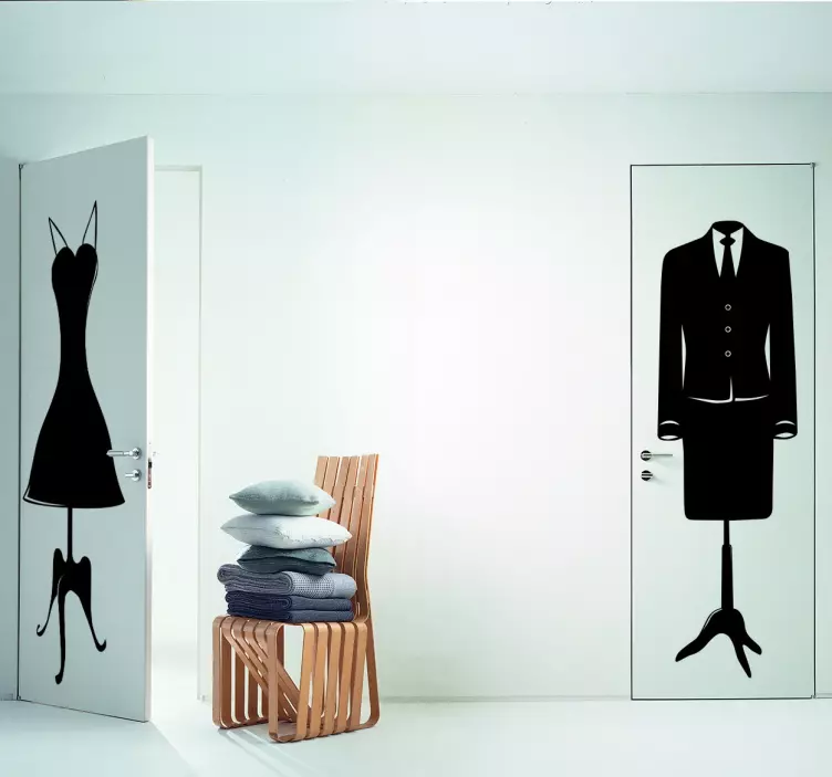 autocolante do paletó das mulheres - TenStickers