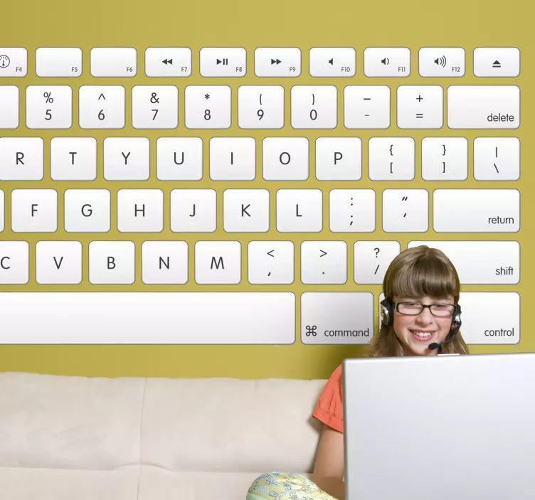 Autocolante do teclado de computador - TenStickers