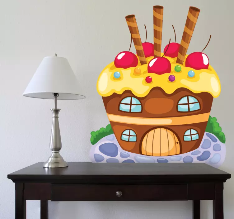 Autocolante infantil casa dos doces - TenStickers
