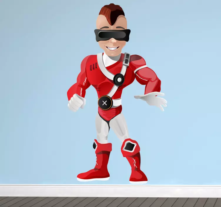 Autocolante infantil herói visão sobre-humana - TenStickers