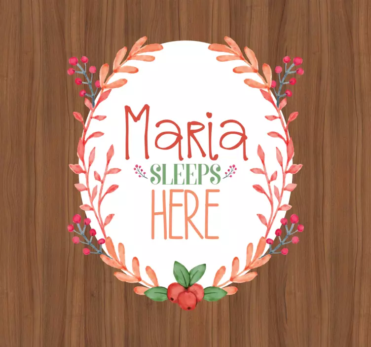 Autocolante infantil para porta - TenStickers