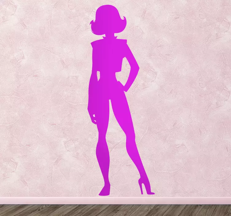 Autocolante infantil super heroína - TenStickers