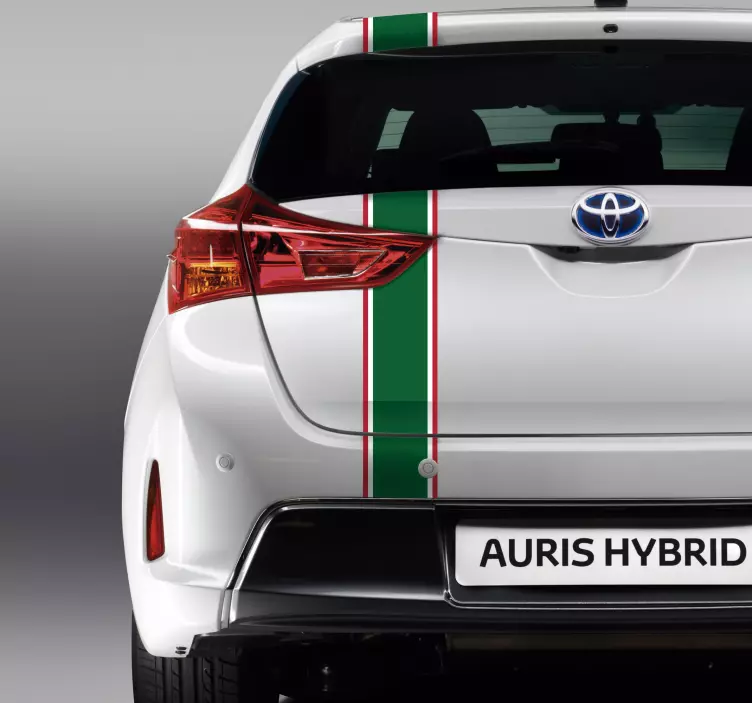 Autocolante para carro bandeira portuguesa - TenStickers