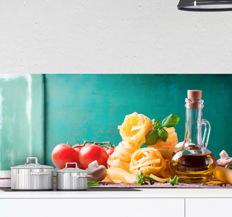 Autocolante para cozinha estilo Italiana - TenStickers