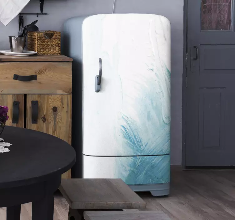 Autocolante para frigorífico elegantes redemoinhos abstratos - TenStickers