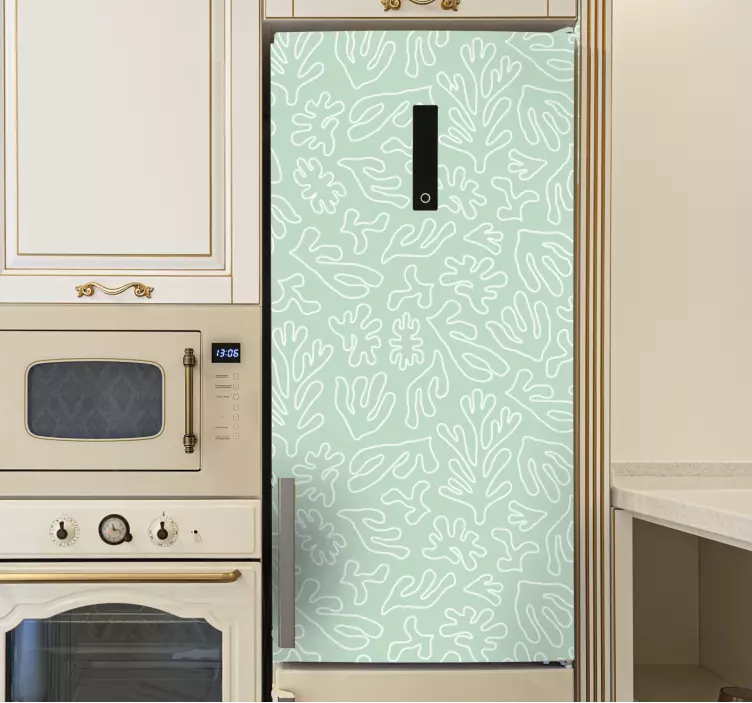 Autocolante para frigorífico estilo de arranjo botânico - TenStickers