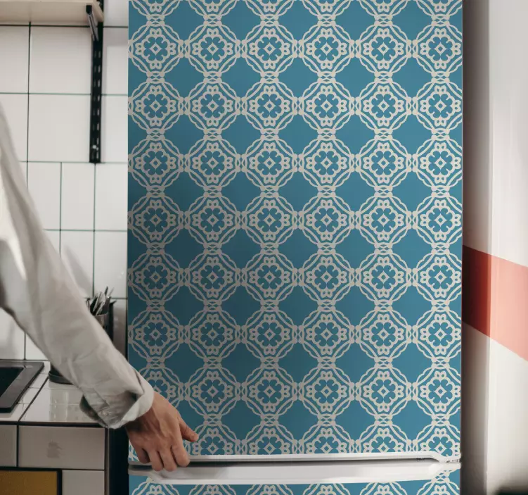 Autocolante para frigorífico motivo geométrico sofisticado - TenStickers