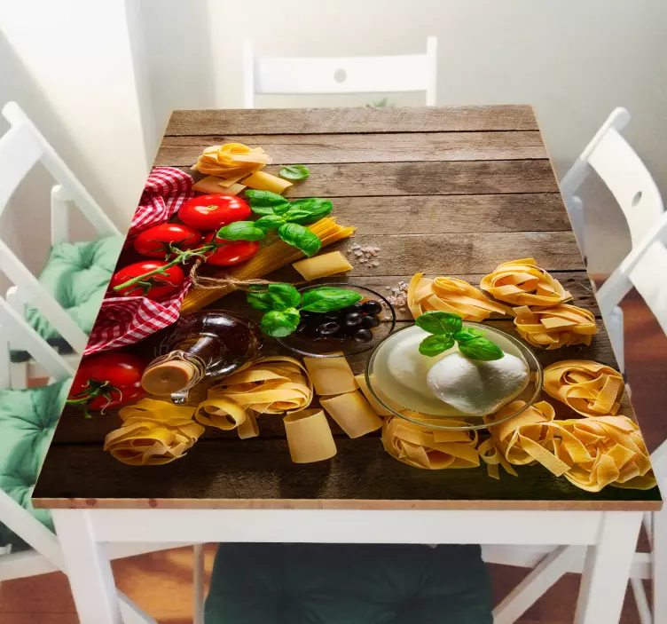 Autocolante para mesa Pasta - TenStickers