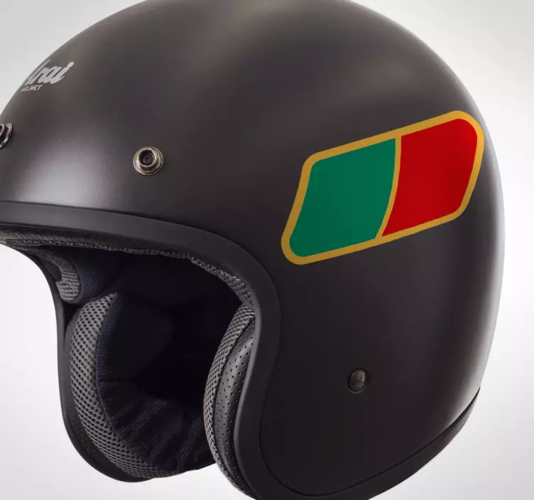 Autocolante para mota bandeira de Portugal - TenStickers