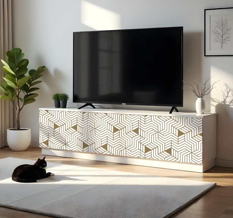 Autocolante para móveis cubos 3d escandinavos - TenStickers