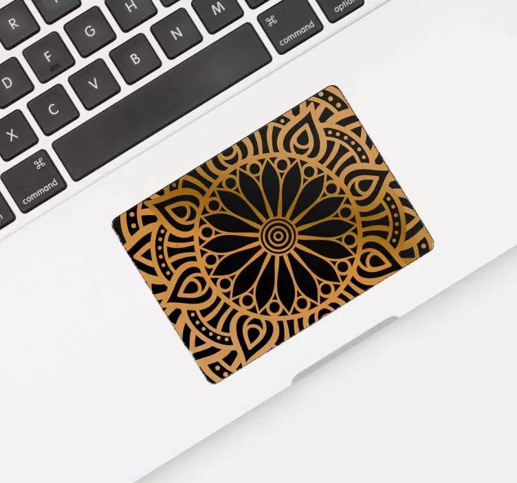 Autocolante para PC Touchpad mandala - TenStickers