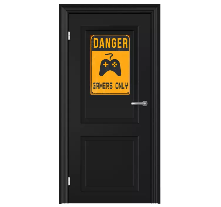 Autocolante para porta gamers only - TenStickers