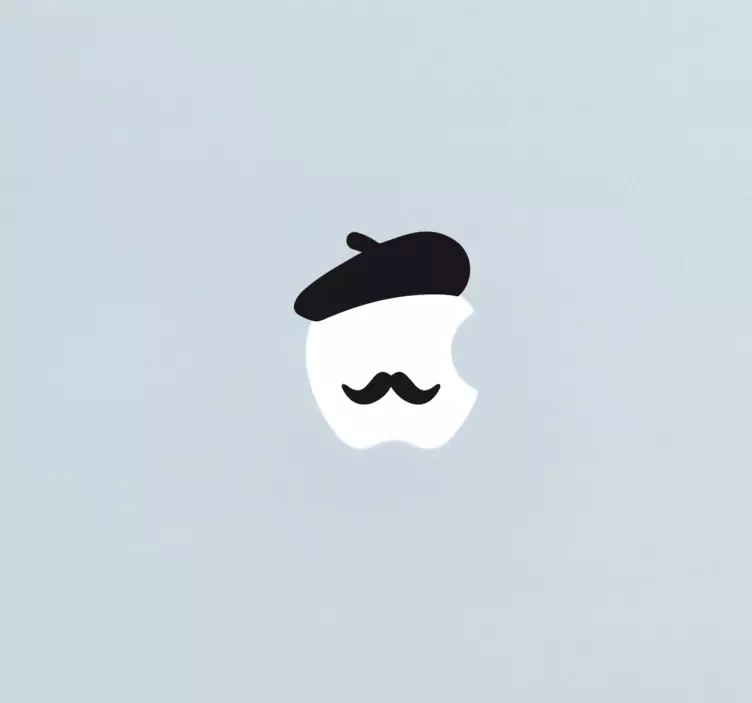 Autocolante para portatil bigode - TenStickers