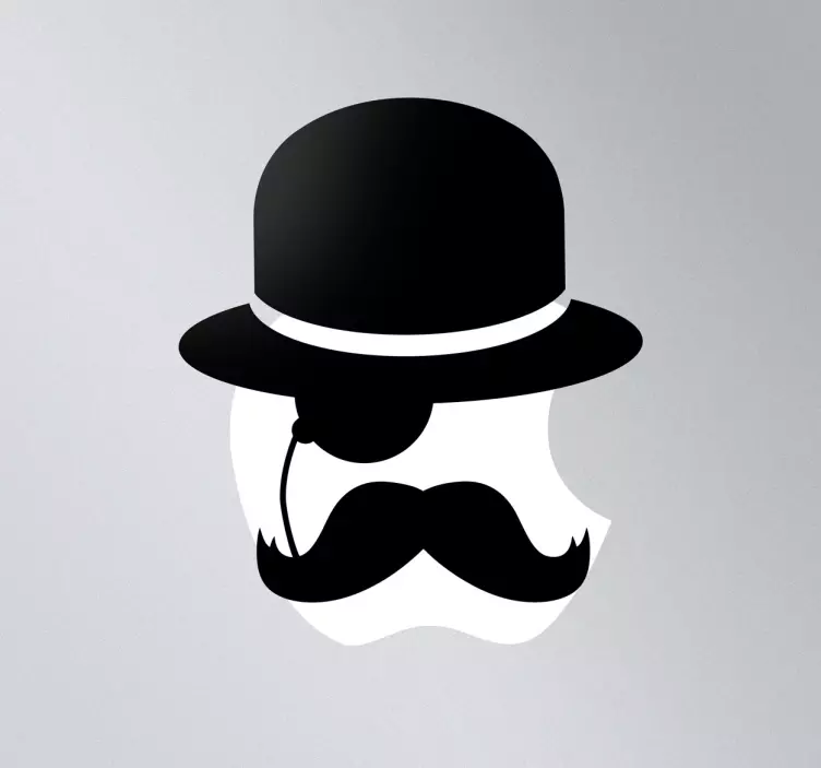 Autocolante para portátil mac gentleman - TenStickers