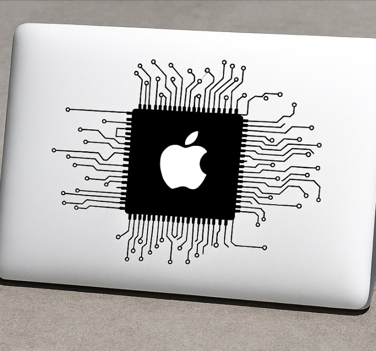 Autocolante para portátil macbook web tecnológica - TenStickers