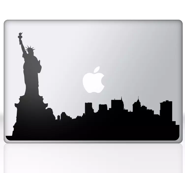Autocolante para portátil skyline New York - TenStickers