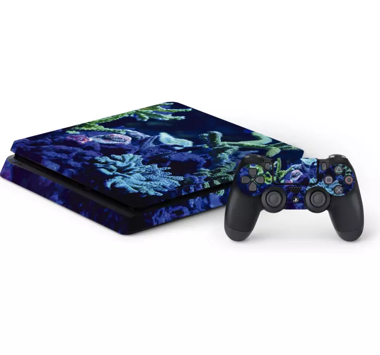 Skin para PS4 de oceano profundo  - TenStickers