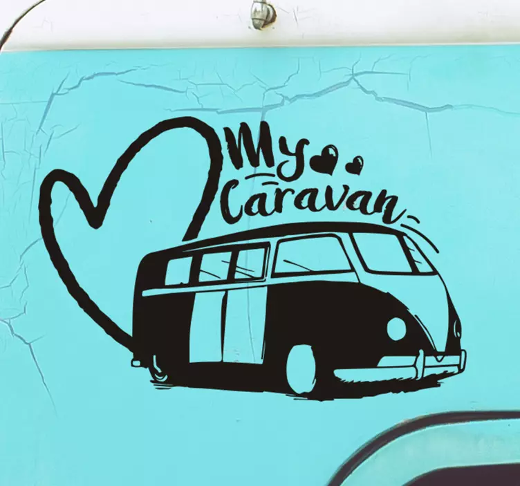 Vinil autocolante para veículos My Caravan - TenStickers