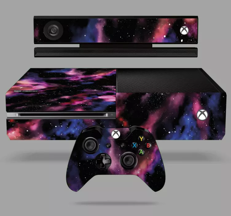 Adesivos personalizados para xbox Belo produtodo espaço estrelado - TenStickers