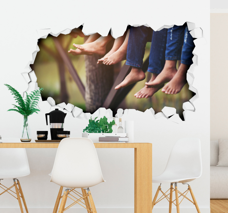 Autocolante personalizada foto mural 3D - TenStickers