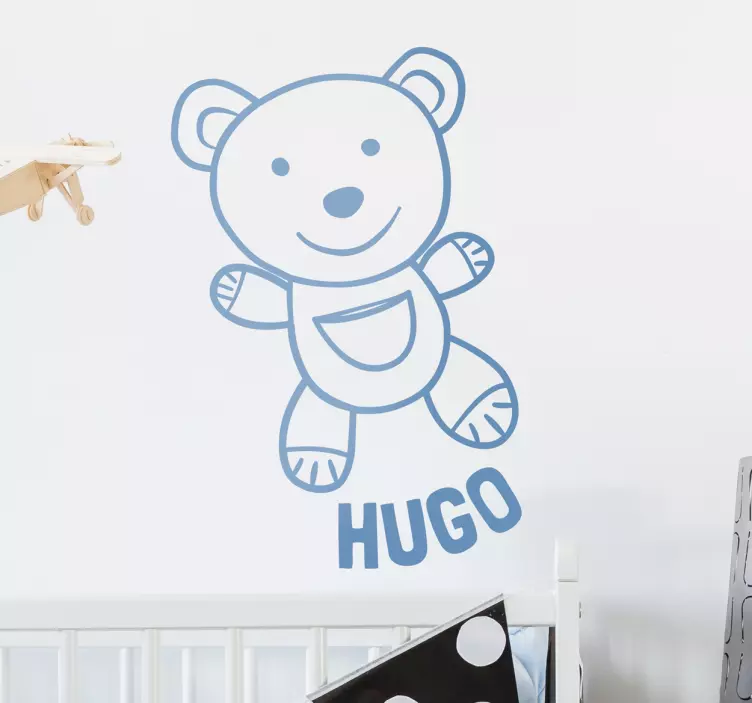 Autocolante personalizado urso de peluche - TenStickers