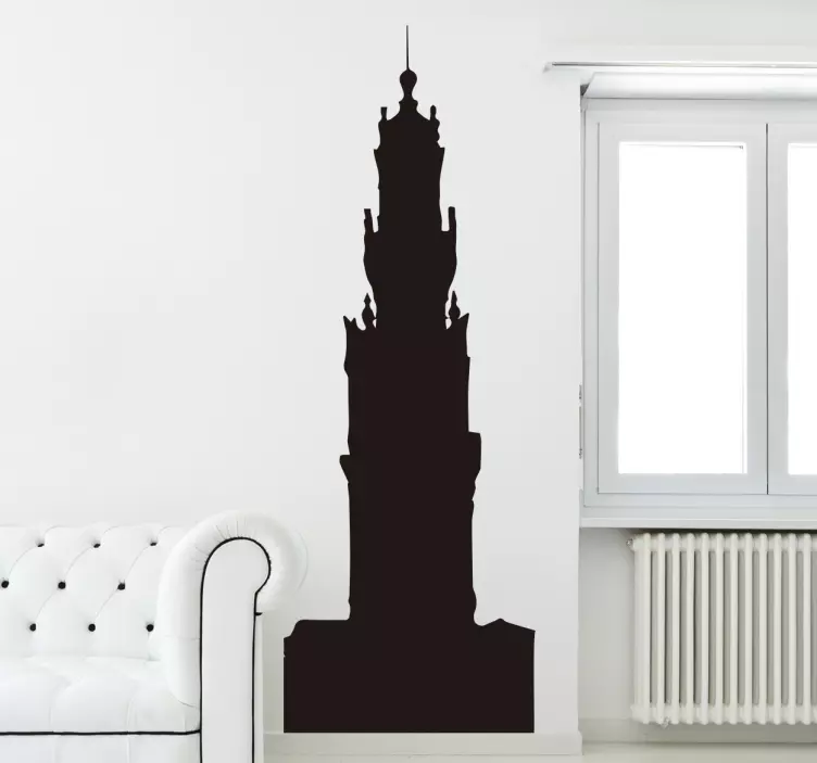 Autocolante silhueta Torre dos Clérigos - TenStickers